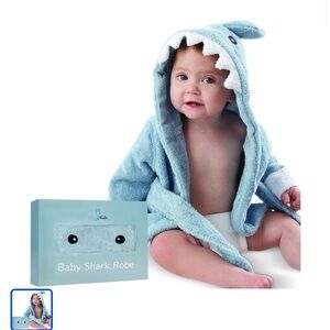 Blue Baby Shark Robe